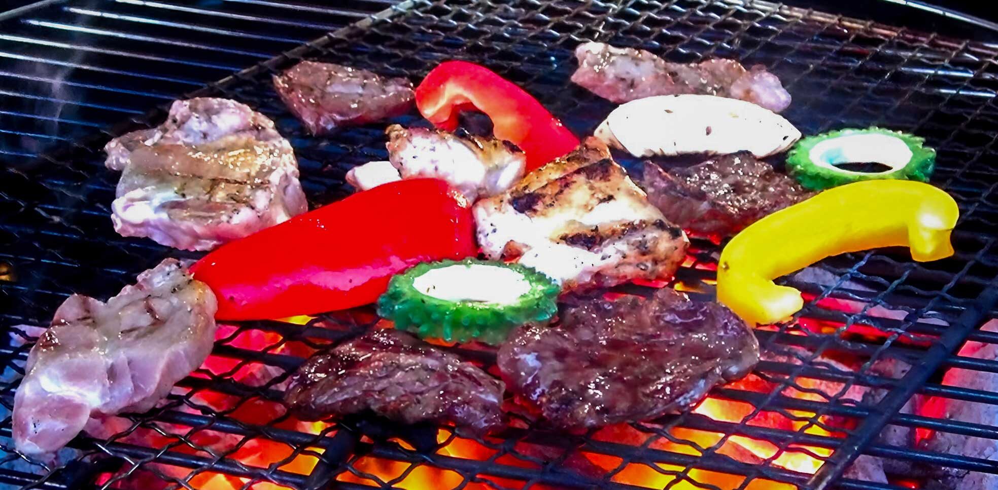 バーベキューの食材